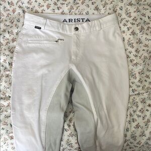 Arista White Riding Pants 28 R